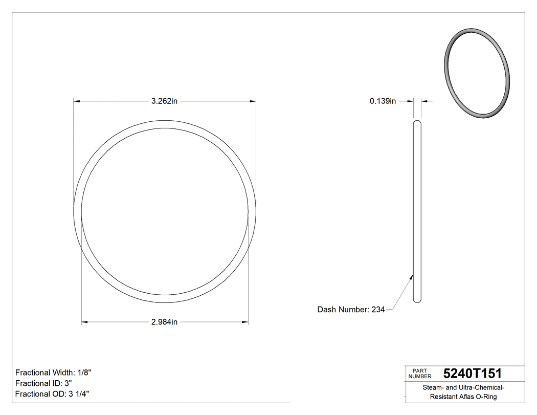 Technical drawing - 5240T151